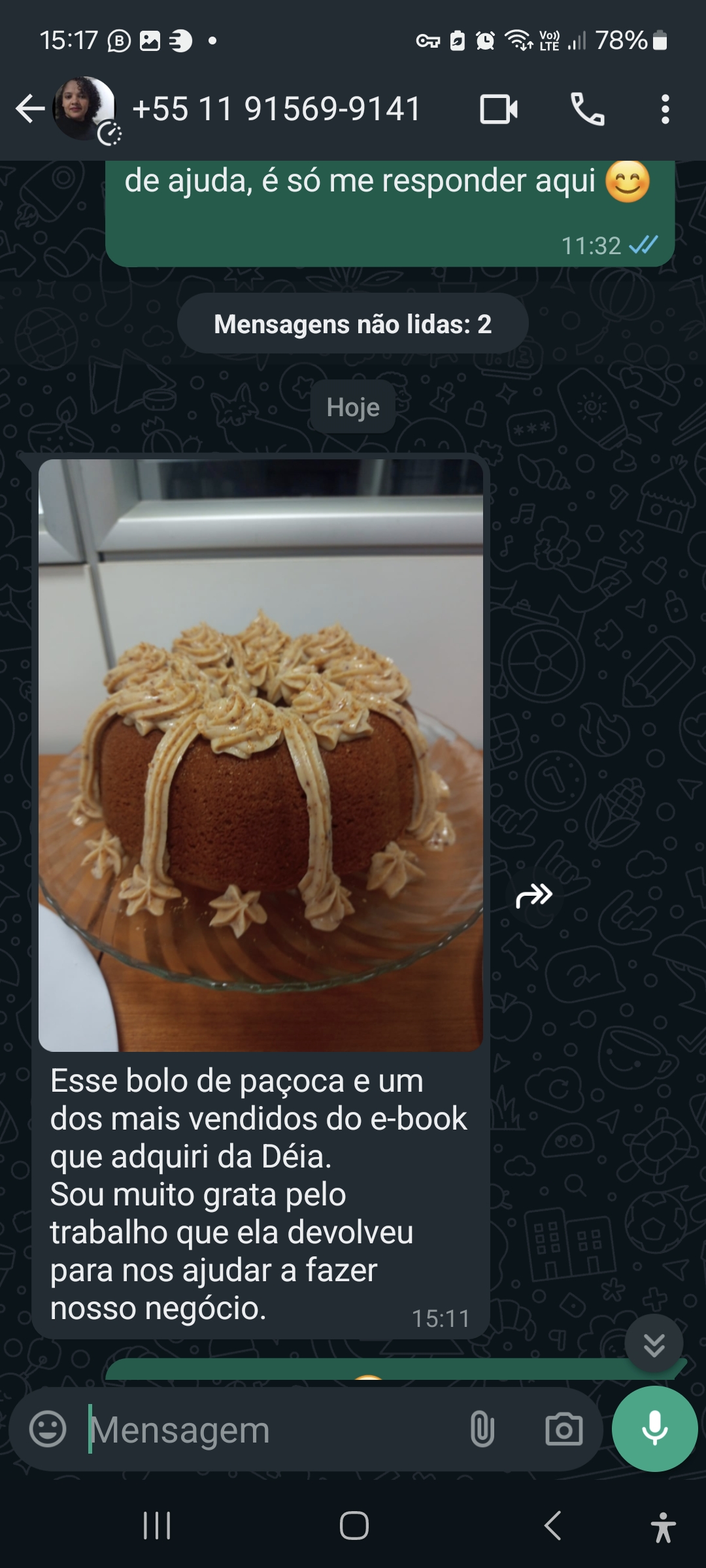 ebook caseirinhos, paçoca